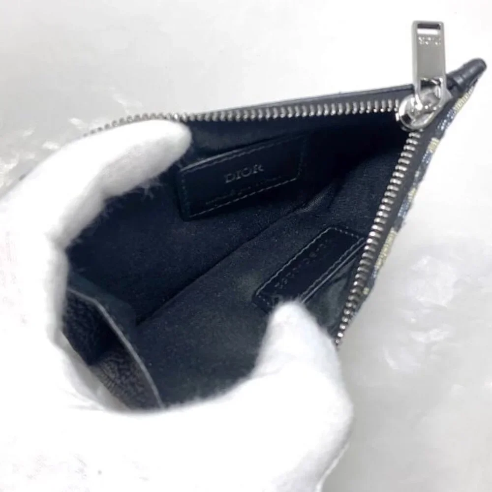 Christian Dior Zipper Card Holder